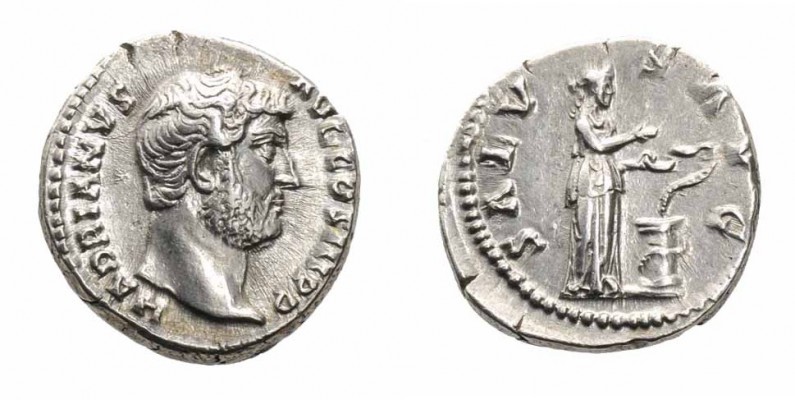 Monete Romane Imperiali - Adriano - Imperial Roman coins 
Denaro databile al pe...