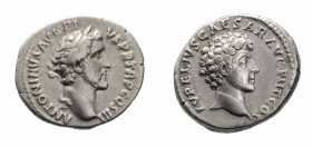 Monete Romane Imperiali - Antonino Pio - Imperial Roman coins 
Denaro databile al 140 d.C. - Zecca: Roma - Non comune (Coh. (Antonino Pio e Marco Aur...