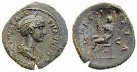 Monete Romane Imperiali - Antonino Pio - Imperial Roman coins 
Asse al nome e con l’effigie di Faustina Junior, filia dell’Imperatore, databile agli ...