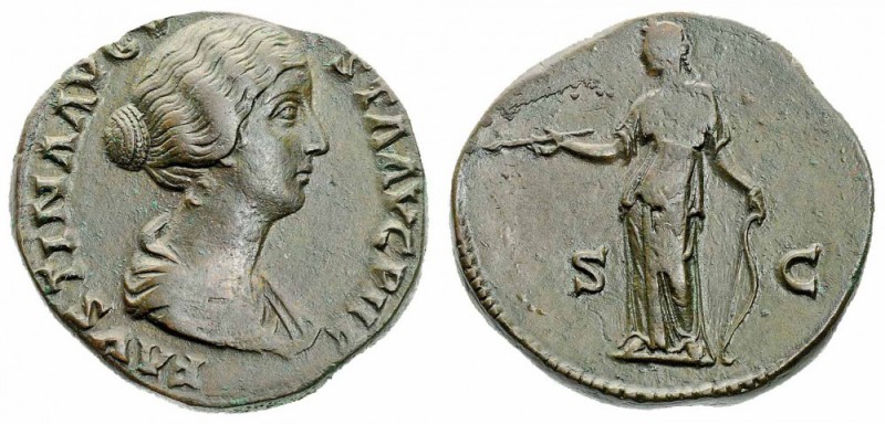 Monete Romane Imperiali - Antonino Pio - Imperial Roman coins 
Sesterzio al nom...