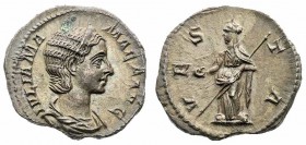 Monete Romane Imperiali - Alessadnro severo - Imperial Roman coins 
Denaro al nome e con l’effigie di Giulia Mamea, madre dell’Imperatore - Zecca: Ro...