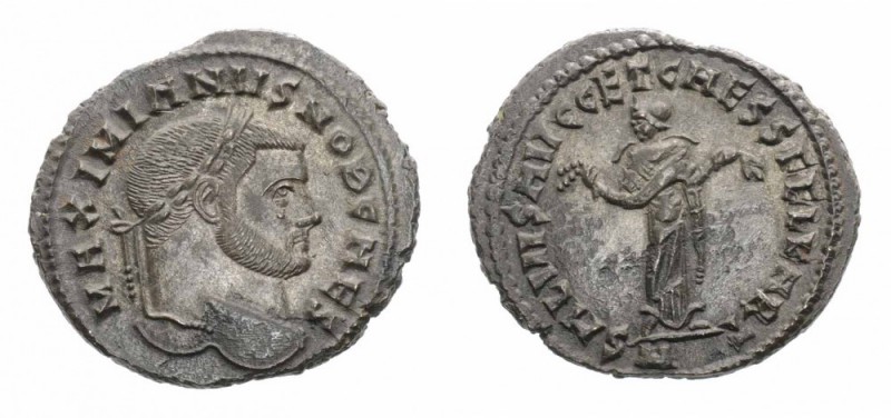 Monete Romane Imperiali - Galerio Massimiano Cesare - Imperial Roman coins 
Fol...