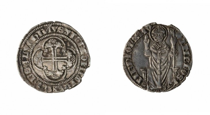 Monete Medioevali - Milano - Medieval coins 
Luchino e Giovanni Visconti (1339-...