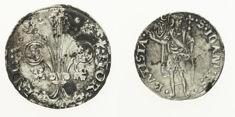 Monete Medioevali - Firenze - Medieval coins 
Grosso da SOldi sette o grossone ...