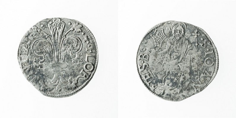 Monete Medioevali - Firenze - Medieval coins 
Grosso da Soldi sette o grossone ...