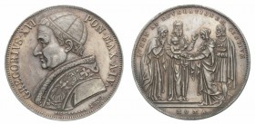 Monete Antichi Stati Italiani - Stato Pontificio - Old Italian state coins 
Gregorio XVI (1831-1846) - Scudo 1834 Anno IV - Zecca: Roma (Gig. n. 65) ...
