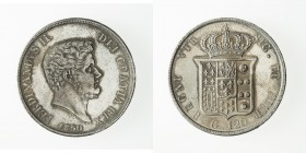 Monete Antichi Stati Italiani - Regno delle Due Sicilie - Old Italian state coins 
Ferdinando II di Borbone (1830-1859) - Piastra da 120 Grana 1850 -...
