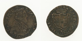 Monete Regno di Sardegna - Carlo Emanuele I - Kingdom of Sardinia coins 
Prova in rame del Fiorino 1527 - Zecca: Vercelli - gr. 4,20 (C.N.I I/301/462...