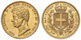 Monete Regno di Sardegna - Carlo Alberto - Kingdom of Sardinia coins 
100 Lire 1834 - Zecca: Torino - Colpetti sul contorno (Bol. n. RS25) (Gig. n. 5...