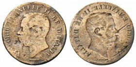 Monete Regno d’Italia - Vittorio Emanuele II - Kingdom of Italy coins 
5 Centesimi s.d. - Zecca: Roma - Variante con rovescio incuso - Sigillata (Bol...