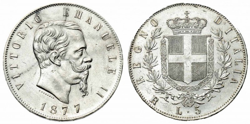 Monete Regno d’Italia - Vittorio Emanuele II - Kingdom of Italy coins 
5 Lire 1...