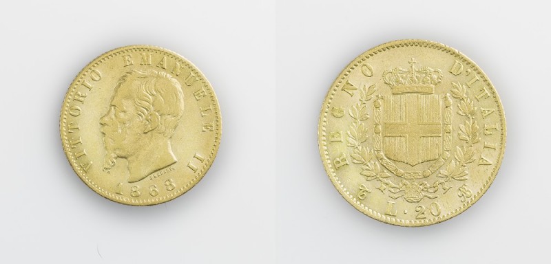 Monete Regno d’Italia - Vittorio Emanuele II - Kingdom of Italy coins 
20 Lire ...