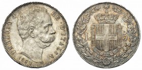 Monete Regno d’Italia - Umberto I - Kingdom of Italy coins 
5 Lire 1879 - Zecca: Roma - Di qualità superiore alla media (Bol. n. R20) (Gig. n. 24) (M...
