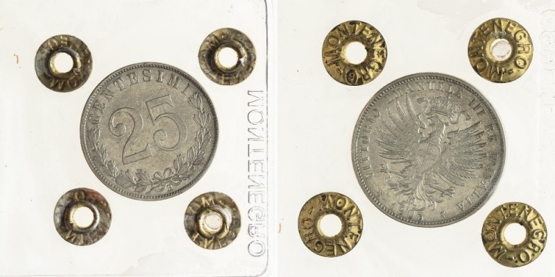 Monete Regno d’Italia - Umberto I - Kingdom of Italy coins 
25 Centesimi Aquila...