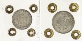 Monete Regno d’Italia - Umberto I - Kingdom of Italy coins 
25 Centesimi Aquila Sabauda 1903 “coda lunga” - Zecca: Roma - Rara - Sigillata (Bol. n. R...