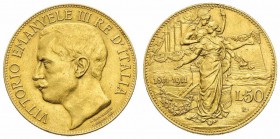Monete Regno d’Italia - Vittorio Emanuele III - Kingdom of Italy coins 
50 Lire Cinquantenario 1911 - Zecca: Roma (Bol. n. R53) (Gig. n. 19) (Mont. n...