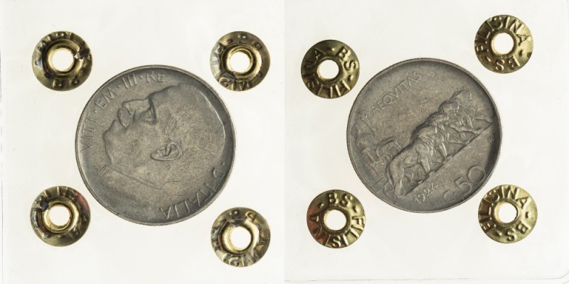Monete Regno d’Italia - Vittorio Emanuele III - Kingdom of Italy coins 
50 Cent...