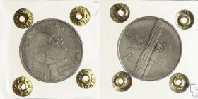 Monete Regno d’Italia - Vittorio Emanuele III - Kingdom of Italy coins 
Buono da 2 Lire 1927 - Zecca: Roma - Molto rara - Sigillata “BB” (Bol. n. R61...