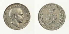 Monete Regno d’Italia - Vittorio Emanuele III - Kingdom of Italy coins 
Colonie - Somalia - Mezza Rupia 1919 - Zecca: Roma (Gig. n. 13) (Mont. n. 453...