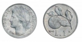 Monete Repubblica Italiana - Italian Republic coins 
1 Lira Arancia 1946 - Zecca: Roma - Sigillata da Cesare Bobba “Fdc” (Bol. n. REP1) (Gig. n. 287)...