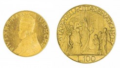 Monete Vaticano - Vatican coins 
Pio XII (1939-1958) - 100 Lire 1950 - Zecca: Roma (Bol. n. Vat. n. 39) (Gig. n. 108) (Mont. n. 519) (Pag. n. 716) - ...