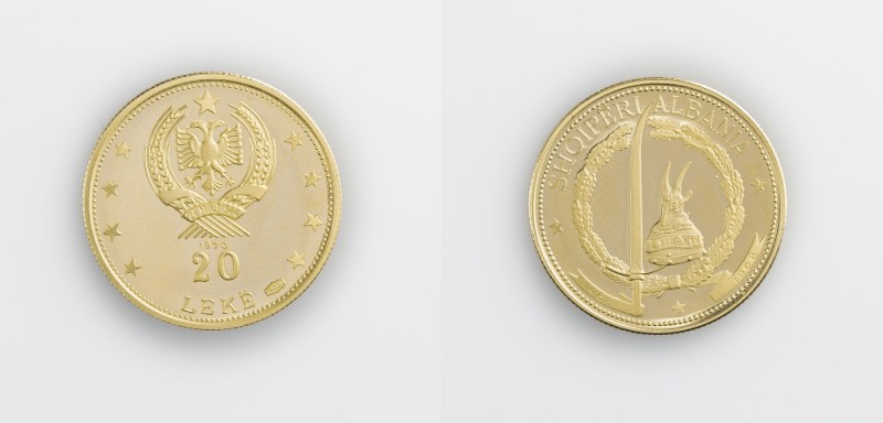 Monete Europa - Albania - Europe coins 
Repubblica (dal 1946) - 20 Leke 1970 - ...