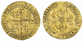 Monete Europa - France - Europe coins 
Francesco I (1515-1547) - Scudo d’oro “du Dauphiné” - Zecca: Crémieu - gr. 3,36 - Traccia di antica piegatura ...