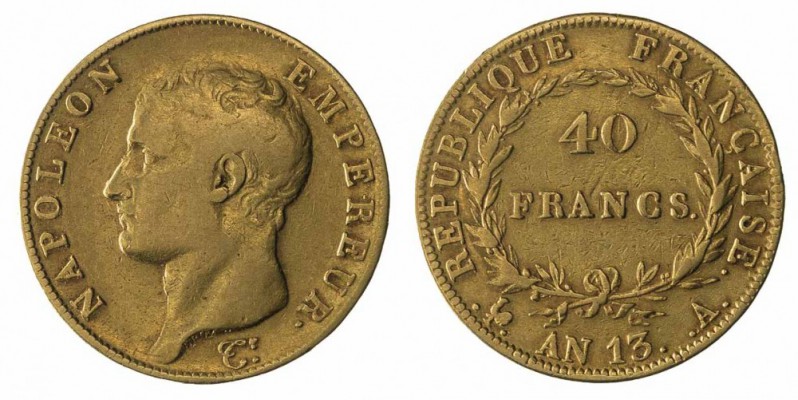 Monete Europa - France - Europe coins 
Napoleone I Imperatore (1804-1815) - 40 ...