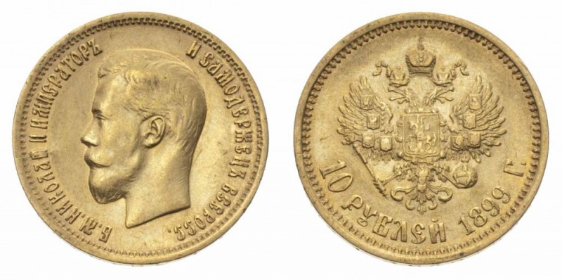Monete Europa - Russia - Europe coins 
Nicola II (1894-1917) - 10 Rubli - Zecca...