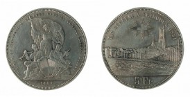 Monete Europa - Switzerland - Europe coins 
Schützenthaler - Friburgo - 5 Franchi - Zecca: Berna (Dav. n. 389) - argento