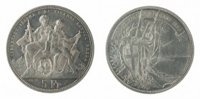 Monete Europa - Switzerland - Europe coins 
Schützenthaler - Lugano - 5 Franchi 1883 - Zecca: Berna (Dav. n. 391) - argento