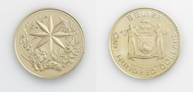 Monete Oltremare - Belize - Overseas coins 
Repubblica (dal 1981) - 100 Dollari 19779 (Friedb. n. 1) - Oro