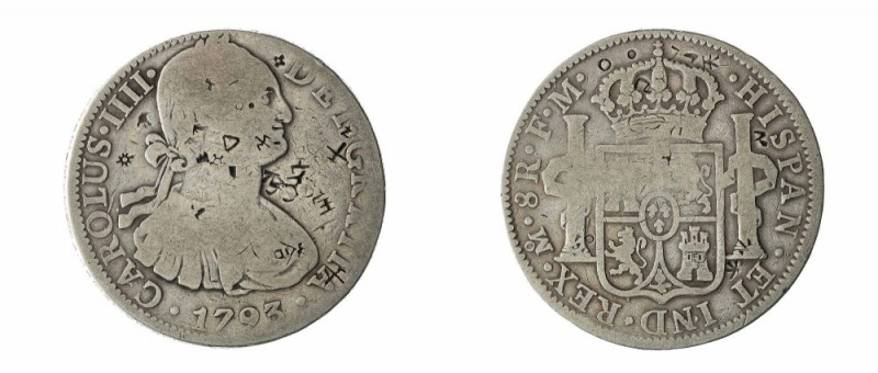 Monete Oltremare - Mexico - Overseas coins 
Carlo IV (1788-1808) - 8 Reales 179...