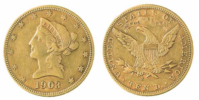 Monete Oltremare - United States of America - Overseas coins 
10 Dollari “Coron...
