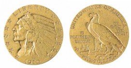 Monete Oltremare - United States of America - Overseas coins 
5 Dollari “Indian Head” 1910 - Zecca: Filadelfia (Friedb. n. 148) - Oro