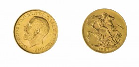 Monete Oltremare - South Africa - Overseas coins 
Giorgio V (1910-1936) - Pound 1927 - Zecca: Pretoria (Friedb. n. 5) - Oro
