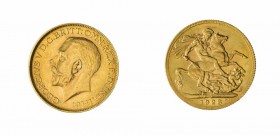 Monete Oltremare - South Africa - Overseas coins 
Giorgio V (1910-1936) - Pound 1928 - Zecca: Pretoria (Friedb. n. 5) - Oro