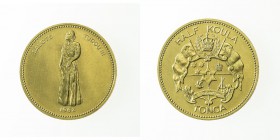 Monete Oltremare - Tonga - Overseas coins 
Taufa’ahau Topou IV (1945-2006) - 1/2 Koula 1962 (Friedb. n. 2) - Oro