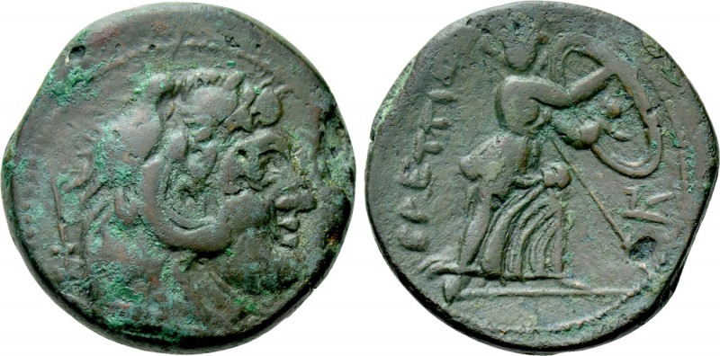 BRUTTIUM. The Brettii. Ae Double Unit or Didrachm (Circa 211-208 BC). 

Obv: H...