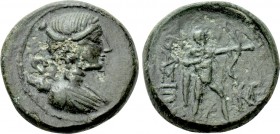 THRACE. Thasos. Ae (Circa 168/7-90/80 BC).