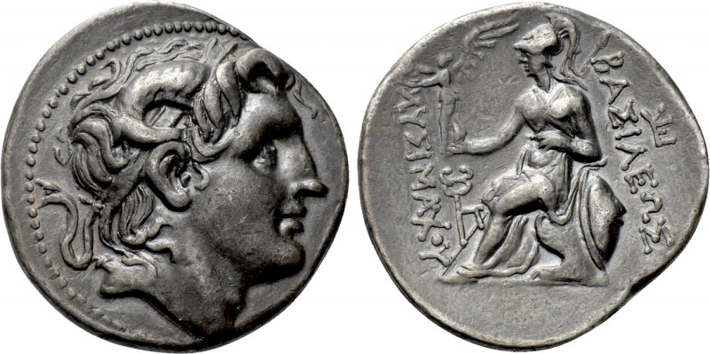 KINGS OF THRACE (Macedonian). Lysimachos (305-281 BC). Tetradrachm. Amphipolis. ...