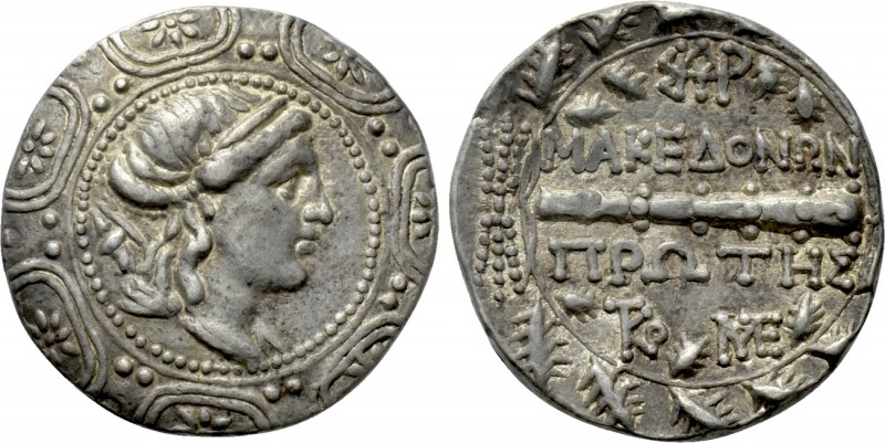 MACEDON UNDER ROMAN PROTECTORATE. First Meris. Tetradrachm (Circa 167-148 BC). A...