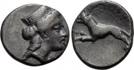 ASIA MINOR. Uncertain. Hemidrachm or Tetrobol (Circa 3rd century BC).
