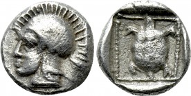 LESBOS. Methymna. Obol (Circa 500/480-460 BC).