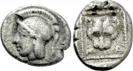 LESBOS. Methymna. Hemidrachm or Triobol (Circa 450/440-406 BC).