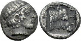 LESBOS. Mytilene. Obol (Circa 440-400 BC).