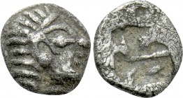 IONIA. Kolophon. 1/48 Stater or Tetartemorion (Late 6th century BC).