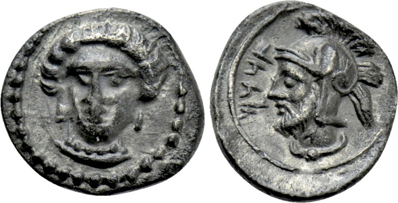 CILICIA. Tarsos. Tarkumuwa (Datames) (Satrap of Cilicia and Cappadocia, 384-361/...