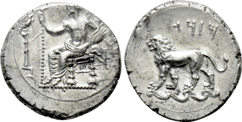 CILICIA. Tarsos. Mazaios (Satrap of Cilicia, 361/0-334 BC). Stater. 

Obv: Baa...