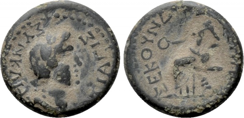 PHRYGIA. Cotiaeum. Pseudo-autonomous. Time of Galba (68-69). Ae. Ti. Klaudios Se...